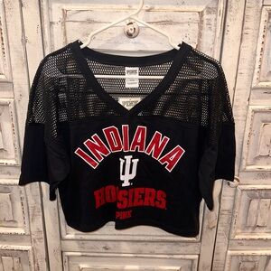 PINK Indiana university crop top